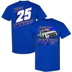 Matt DiBenedetto #25 Rackley WAR Adult 1-Spot Royal Blue Tee Matt DeBenedetto, Tee, NASCAR, Rackley WAR